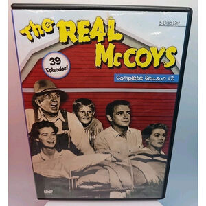 The Real McCoys Complete Season 2 (DVD, 5 Disc Set, Region 1) Black & White